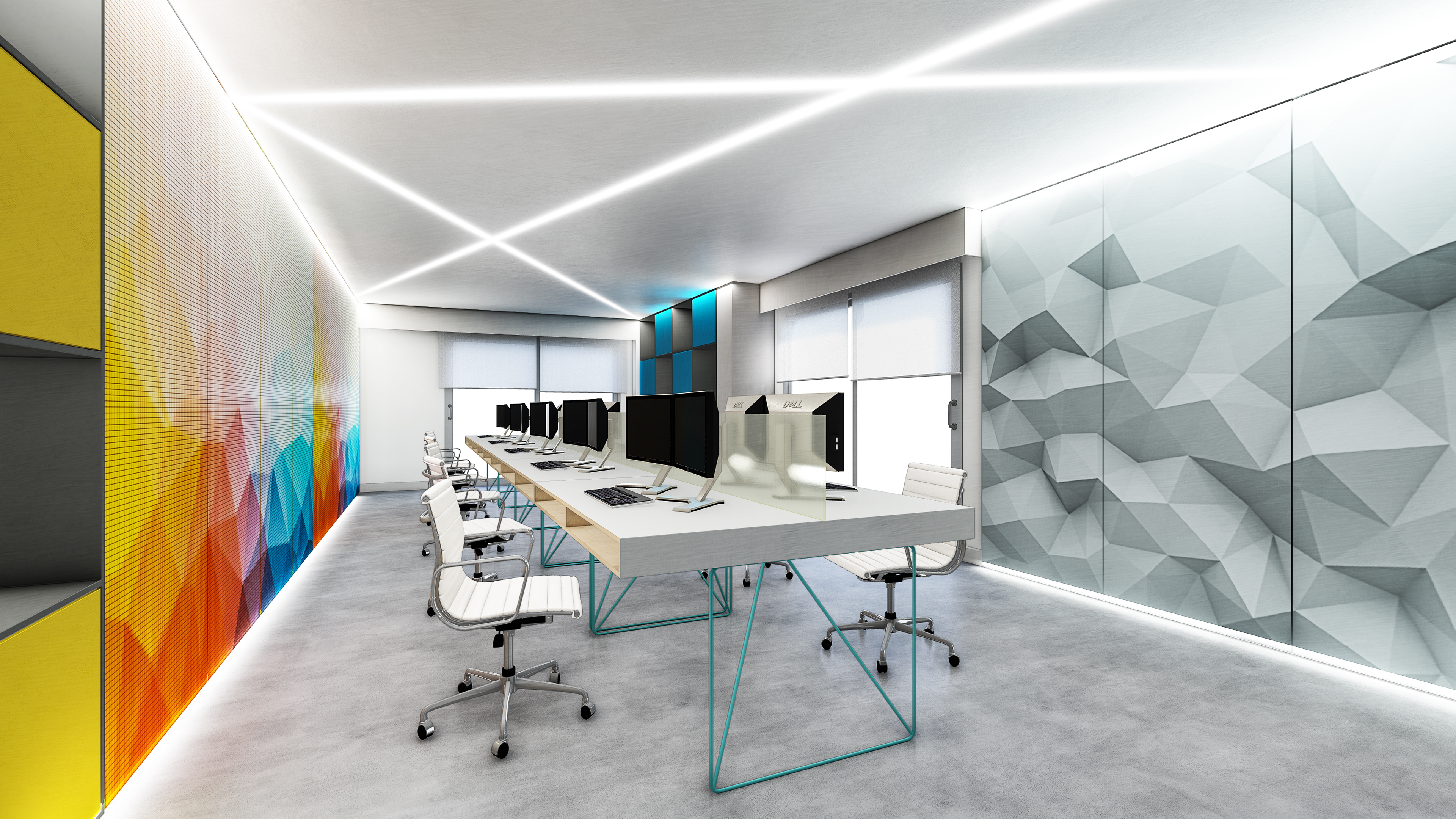 Ufficio contemporaneo - Visual solutions by VISUALAND.it